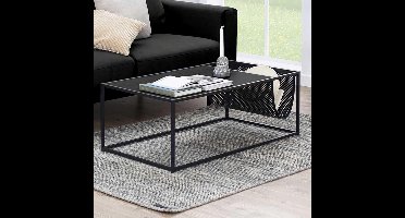 Salontafel Bronx MDF Zwart 110cm - Giga Living