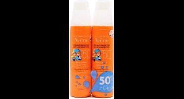 Avène Duplo Spray Kids Spf 50+ - Zonnebrand - 2x 200 ml