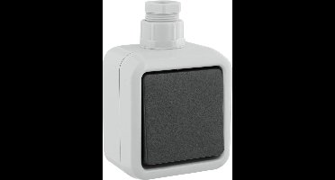 Peha schakelaar - spatwaterdicht - opbouw - wissel - met wartel M20