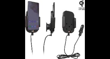 Brodit houder geschikt voor Samsung Galaxy S20 Plus Qi Wireless Actieve houder met 12V USB plug