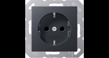 Jung A1520BFANM Wandcontactdoos Inzetstuk 1-voudig Antraciet 1 stuk(s)