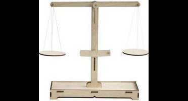 Sol Expert 39503 Holzbausatz Apothekerwaage Weegschaal