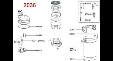 Eheim filterpot - voor 2235/2236