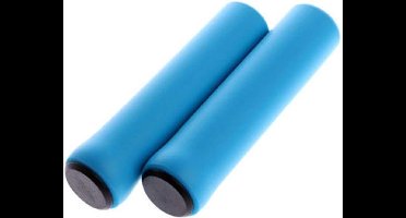 Superzachte fietsstuur, fiets siliconen antislip stuur antislip schokabsorberende handvatten [blauw]