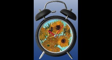 Wekker met print Zonnebloemen - Vincent van Gogh