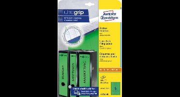 Ordnerruget. Avery 297x38mm - doos 20 vel 5 et. per vel groe