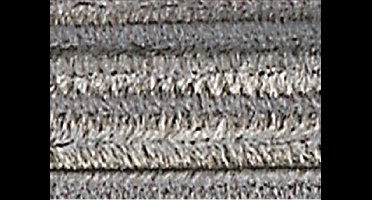 Chenilledraad Folia 50cm lang - 10 stuks grijs