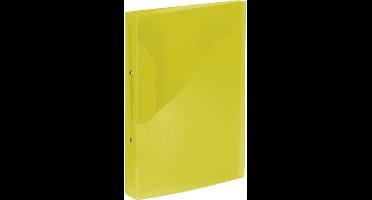 Kangaro ringband - A4 - 2-rings - PP - 25mm - transparant geel - K-58190615