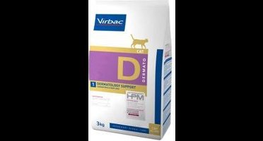 VIRBAC HPM feline dermatology support D1 3KG