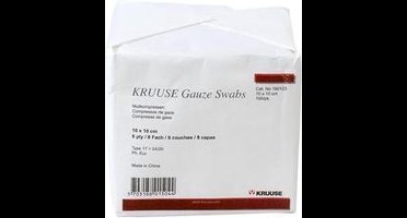 Kruuse Gaaskompres Hydrofiel - 10 x 10 cm - 100 stuks
