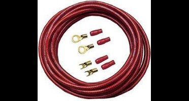 Sinuslive Car-HiFi stroomkabelset 10 mm² Verguld