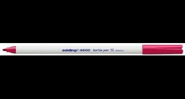 Textielstift Edding 4600 karmijnrood 019