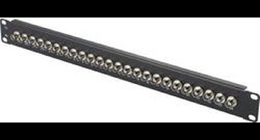 Renkforce 24 poorten BNC-patchpaneel 483 mm (19) 1 HE Ingericht