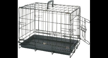 Flamingo bench Keo zwart - 47 x 30 x 37 cm