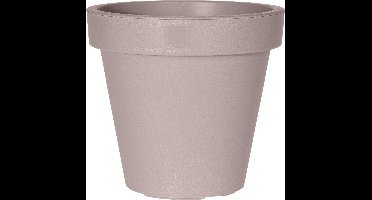 Bloempot ek rond 60 cm pastel beige