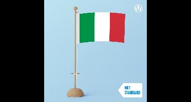 Tafelvlag Italie 10x15cm | met standaard