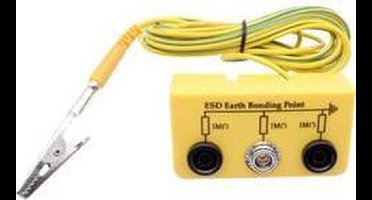 Quadrios ESD-aardingsbox 3.00 m Bus, Drukknop 10 mm