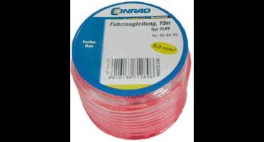 Conrad Components 606345 Voertuigsnoer FLRY-B 1 x 6 mm² Rood 10 m