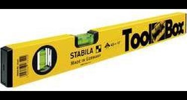 Stabila Toolbox 16320 Metalen waterpas 43 cm 0.5 mm/m