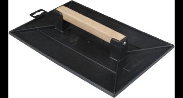 Toolland Schuurbord, kunststof, houten handvat, 340 x 230 mm