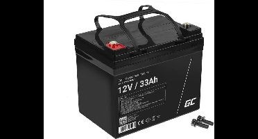 Green Cell 12V 33Ah VRLA AGM accu met B3 Terminal