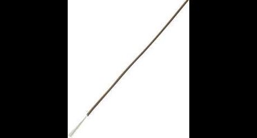 TRU COMPONENTS 1572156 Draad LiY 1 x 0.50 mm² Bruin 10 m