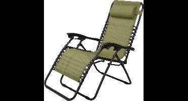 Tuinstoel Vita Alves relax m. kussen - groen