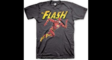 DC Comics The Flash Heren Tshirt -M- Running Grijs