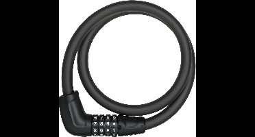 ABUS Steel-O-Flex Tresorflex Kabelslot - 6615C/85/15 BK SCMU - Zwart