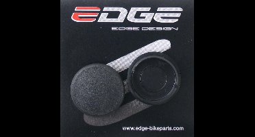 Crankdop kunststof - zwart (2 stuks)