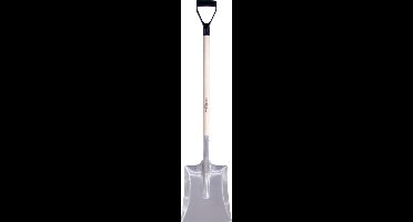 Hendrik Jan - Ballastschop - D-greep - Steel 80 cm - Essenhout