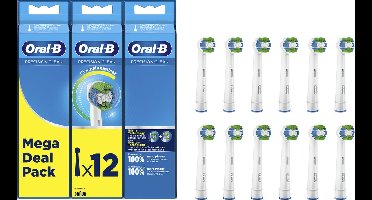 Oral-B Precision Clean - Met CleanMaximiser-technologie - Opzetborstels - 12 Stuks