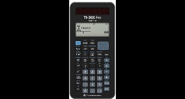 Texas Instruments TI-30X Pro MathPrint CAS calculator Black Display (digits): 16 battery-powered, solar-powered