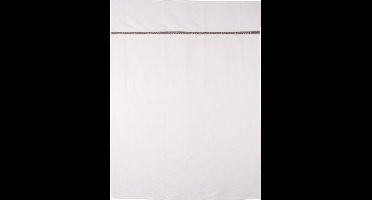Briljant Baby Ledikant Laken Minimal met Bies - 100x150 - Grijs
