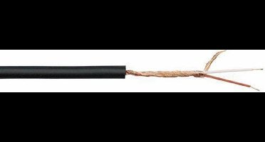 DAP Audio MC-206B microfoon kabel zwart 6mm, 100 meter op rol