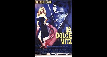 La Dolce Vita Poster - Film - Fellini - Rome - Vintage - retro - Italië - 68 x 98 cm