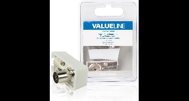 Valueline VLSB40920W coaxconnector 2 stuk(s)