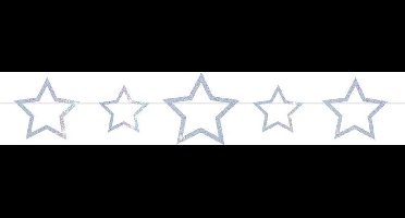 Haza Original Slinger Sterren Holographic Silver 4m