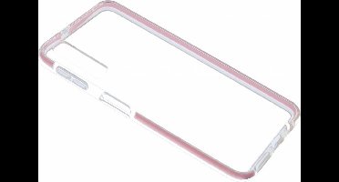 Hoesje Geschikt Voor Samsung Galaxy A50s/A30s Roze &Transparant Anti Shock Back hoesje