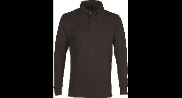 HAVEP Poloshirt FR lange mouwen 77020 - Zwart - 2XL
