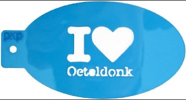Schmink Sjabloon Carnaval / I Love  Oeteldonk