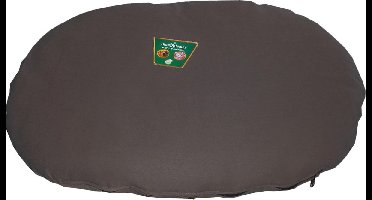 Ligkussen met rits antraciet 45 cm