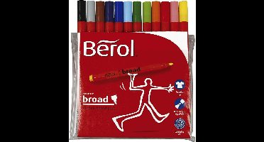 Berol Stiften - Kleurstiften Kinderen - Waterbasis Stiften - Kleurstiften Diverse Kleuren - Kindvriendelijke Stiften - Tekenen En Kleuren Stiften - Schoolstiften - Hobby Stiften Lijndikte: 1-1,7mm - 1