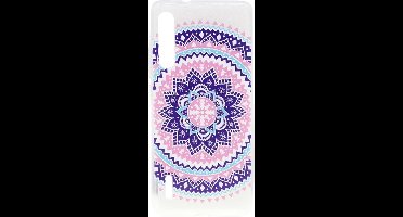 Shop4 - Xiaomi Mi A3 Hoesje - Zachte Back Case Gekleurde Mandala