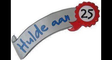 Wanddecoratie hulde 25 plastic