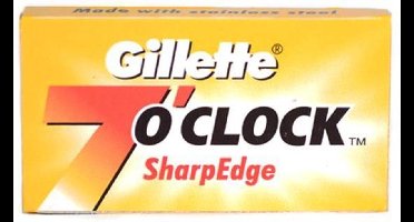 Gillette 7 O Clock Double Edge Razor Blades