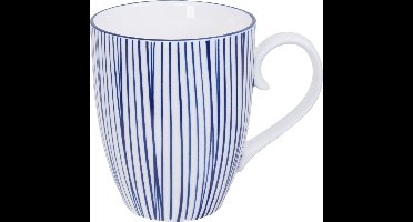 Tokyo Design Studio -  Nippon Blue Theemok - Lijnen - 8.5x10.2cm - 380ml