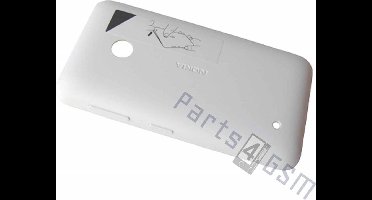 Geschikt voor Nokia Lumia 530- Achterbehuizing Wit, 02507L2