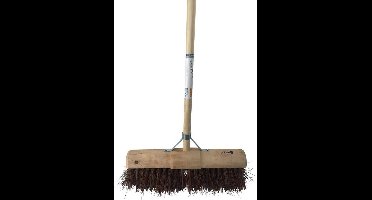 Ivana Straatbezem - Bezem - Ronde Kap - Bassine/Stalks - 45cm - Incl. Steel - 1700x28mm - FSC 100%