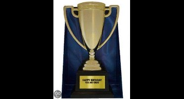 Trofee beker Happy Birthday